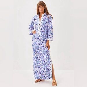 Lilly Pulitzer Purple and White Floral Dress